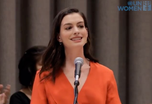 Anne Hathaway Speaks Out For Paid Parental Leave