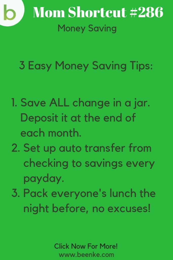 money saving tips