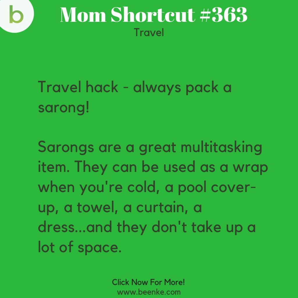 Travel hacks